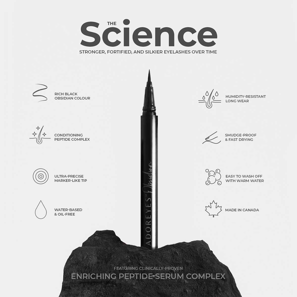 ADOREYES Obsidian Peptide Complex Eyeliner - Image 2